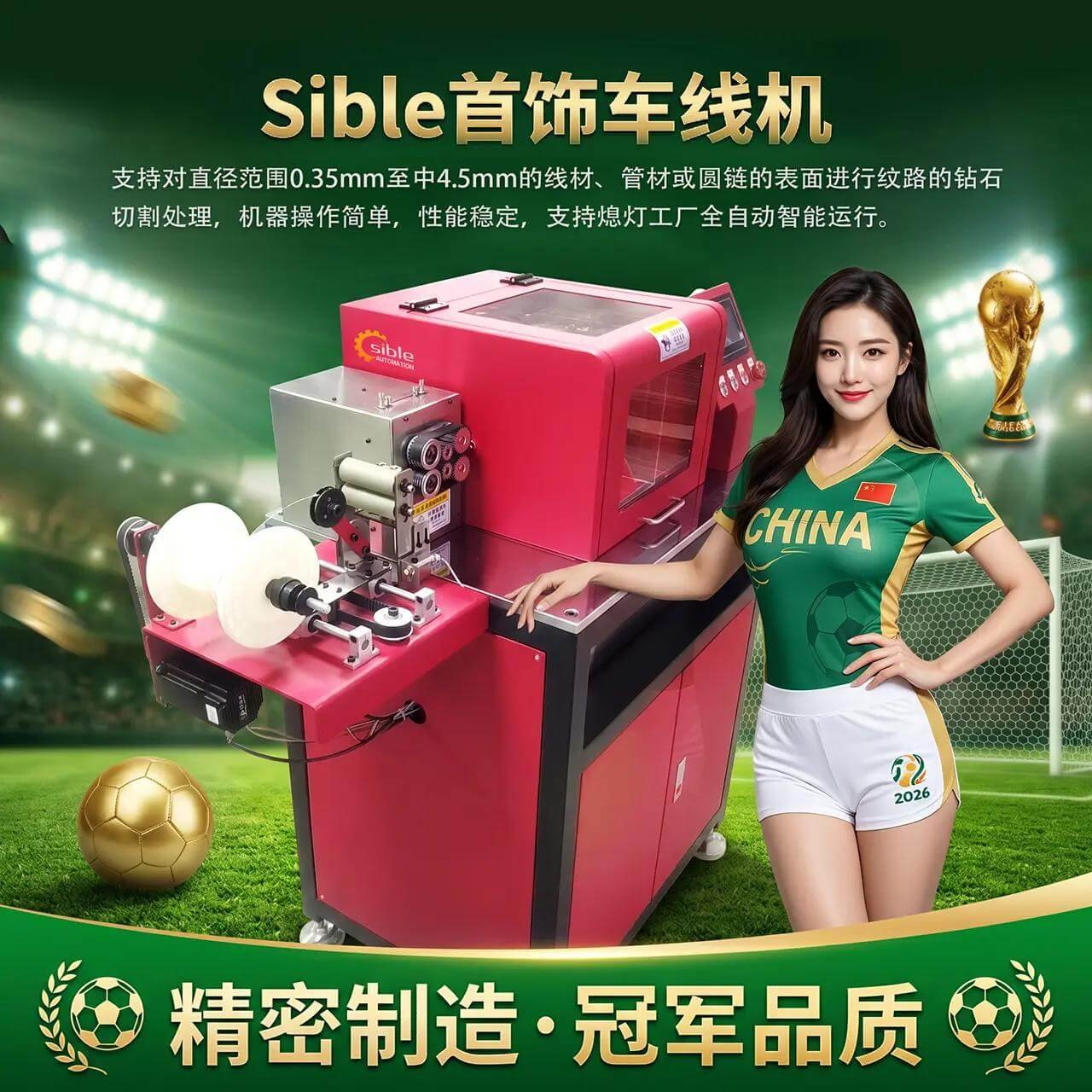 客户案例｜有了Sible自动车线机，我终于能安心看完一届世界杯了